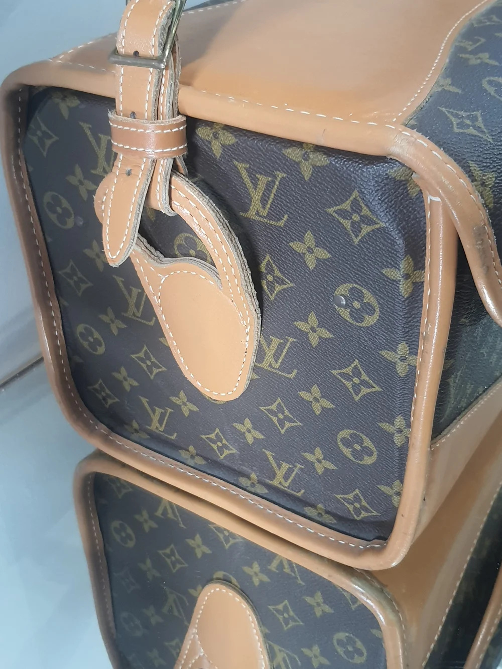 Louis Vuitton Brown Monogram French Company Train Case